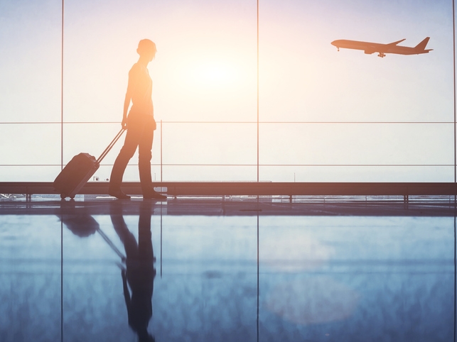Flughafen Abreise