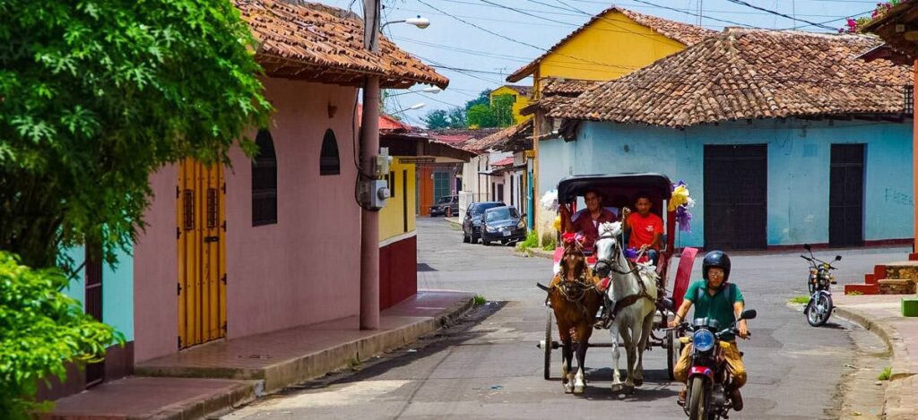 Strassenszene in Nicaragua