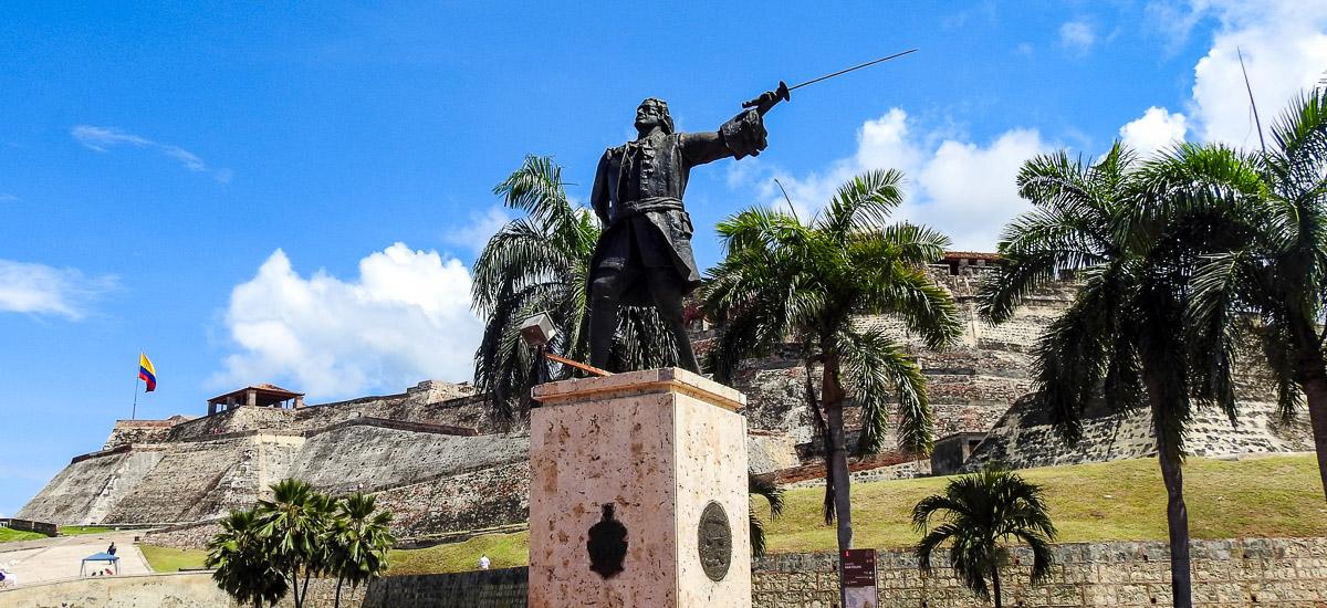 Die Festung San Felipe in Cartagena