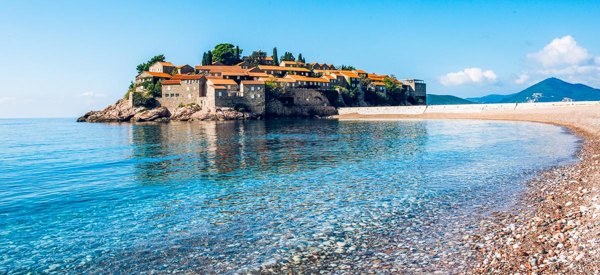 Halbinsel Sveti Stefan bei Budvar