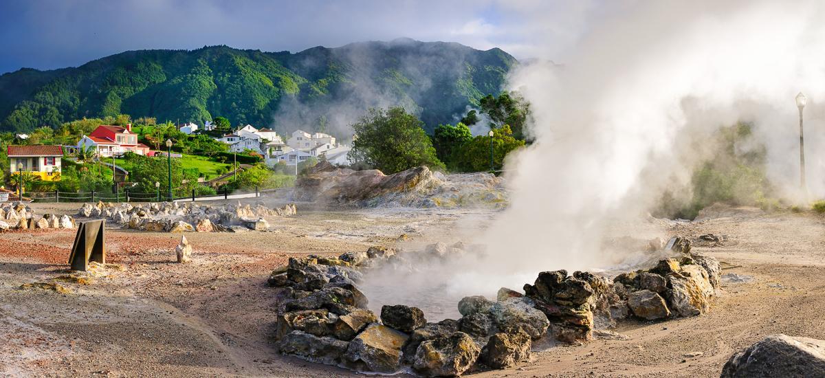 Heiße Quellen von Furnas