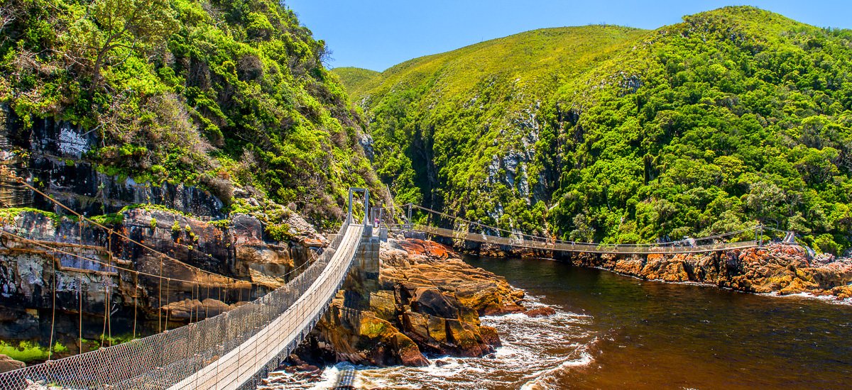 Storms River Hängebrücke im Tsitsikamma Nationalpark