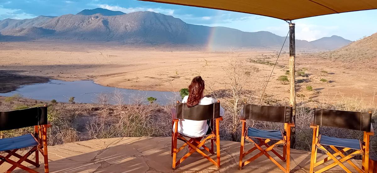 Regenbogen im Mkomazi Wilderness Retreat