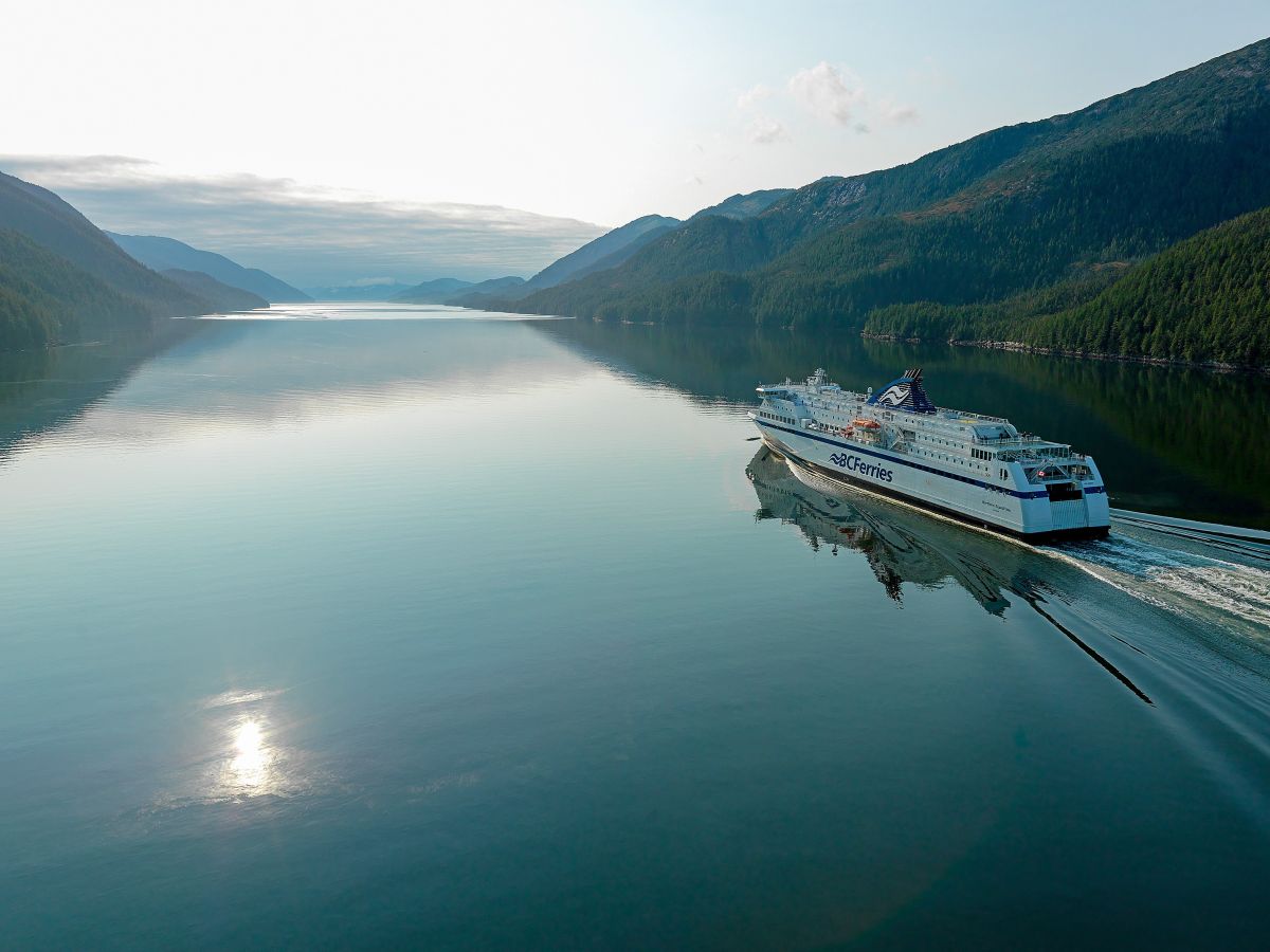 Schiff in der Inside Passage