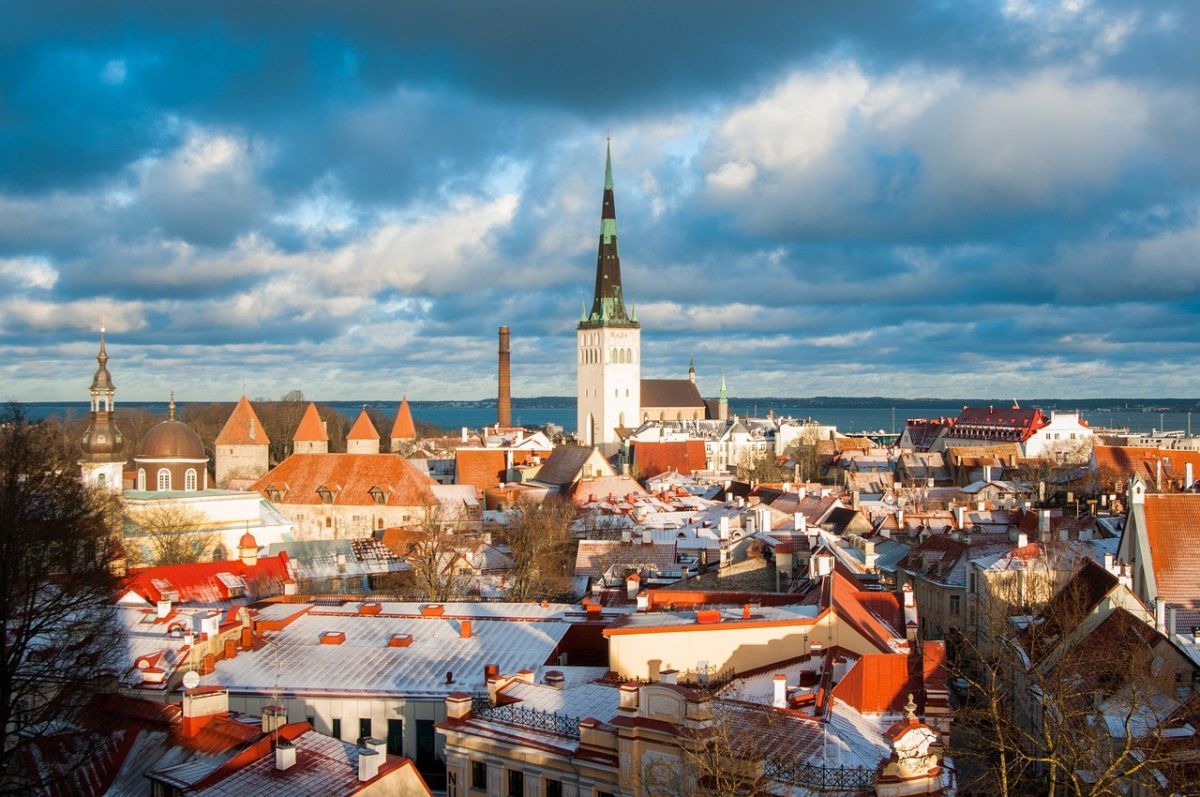 Gezuckertes Tallinn im Winter