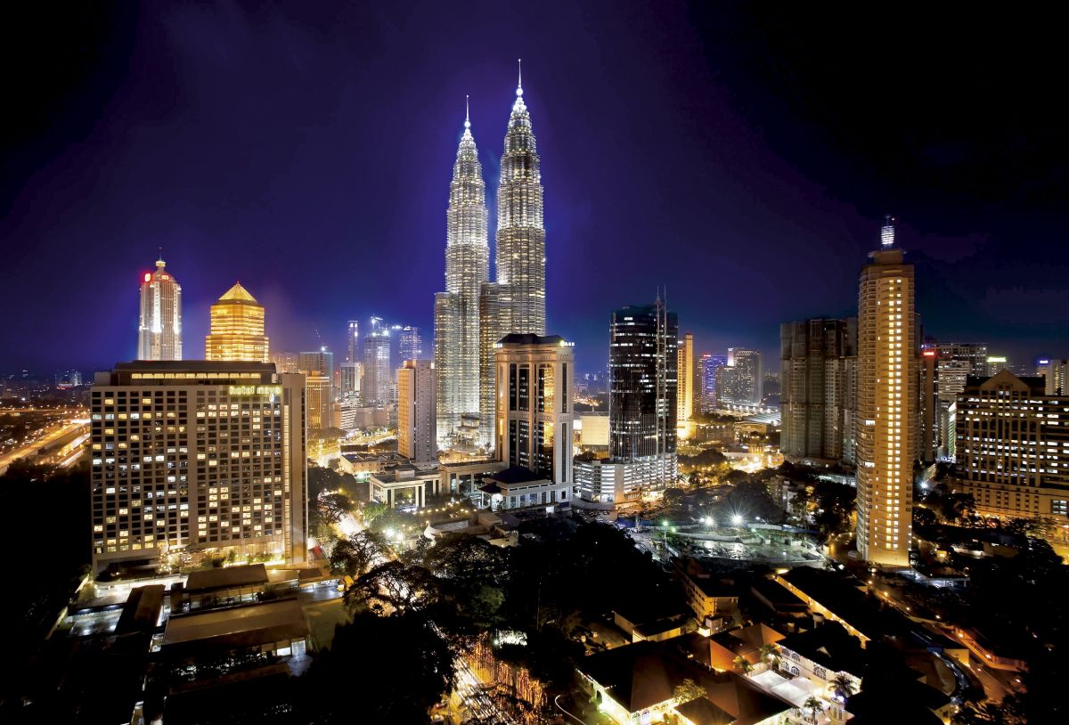 Kuala Lumpur bei Nacht