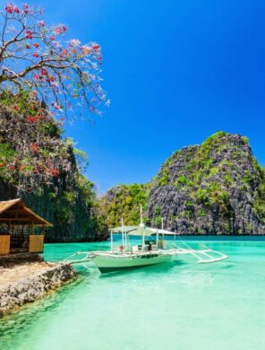 Tropische Lagune auf der Insel Coron