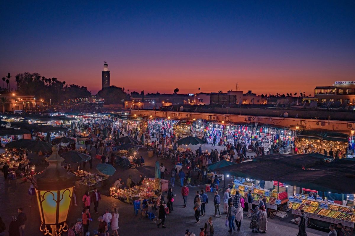 Abendstimmung in Marrakesch