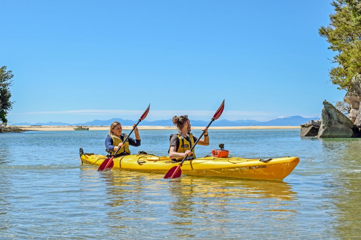 Kayaken im Abel Tasman NP