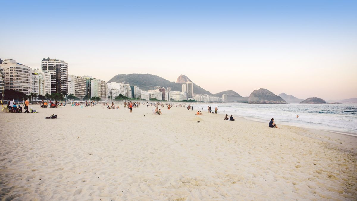 Copacabana-Strand in Rio de Janeiro