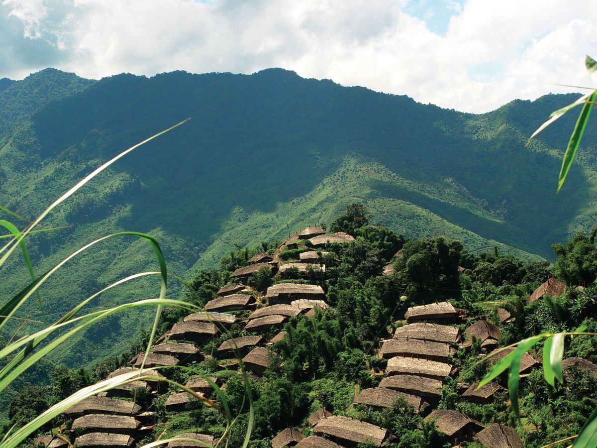 Dorf in Nordost Indien