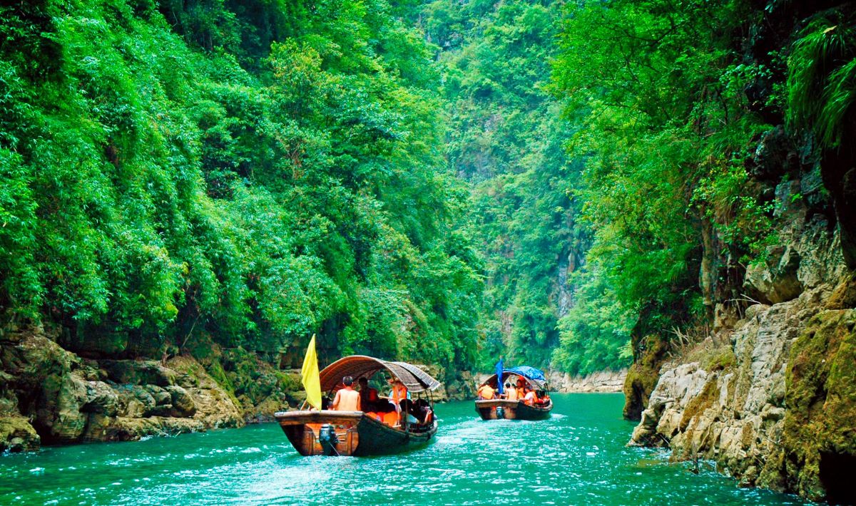 China Bootsfahrt Yangtze Fluss