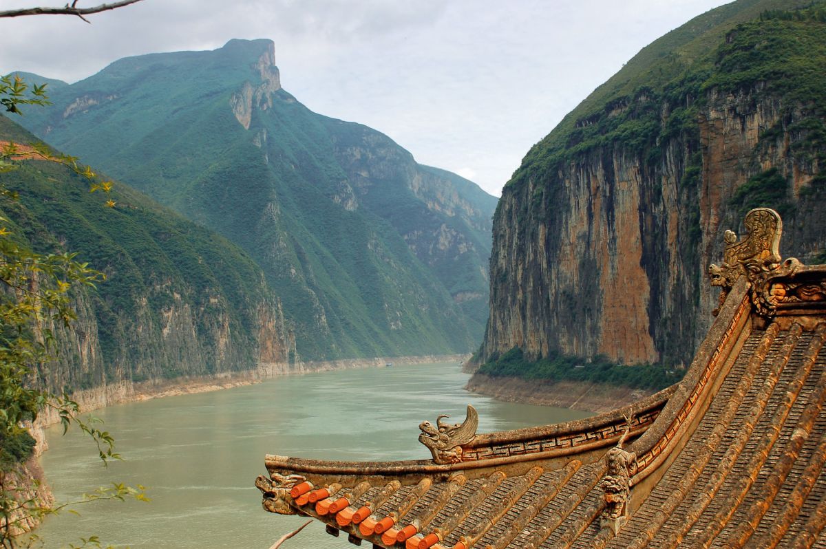 eine der Schluchten des Yangtze