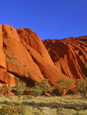 Detail am Inselberg Uluru (Auyers Rock)