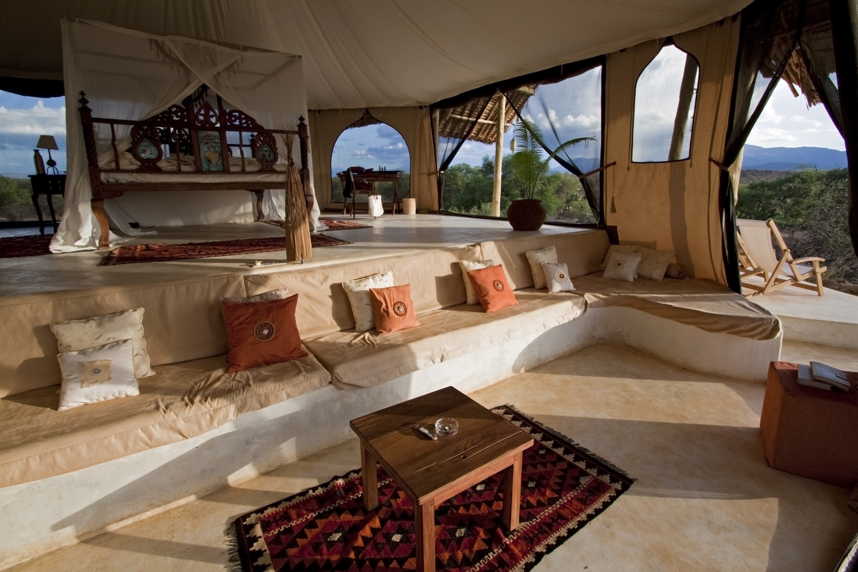 Luxus-Safari-Lodge in Tansania