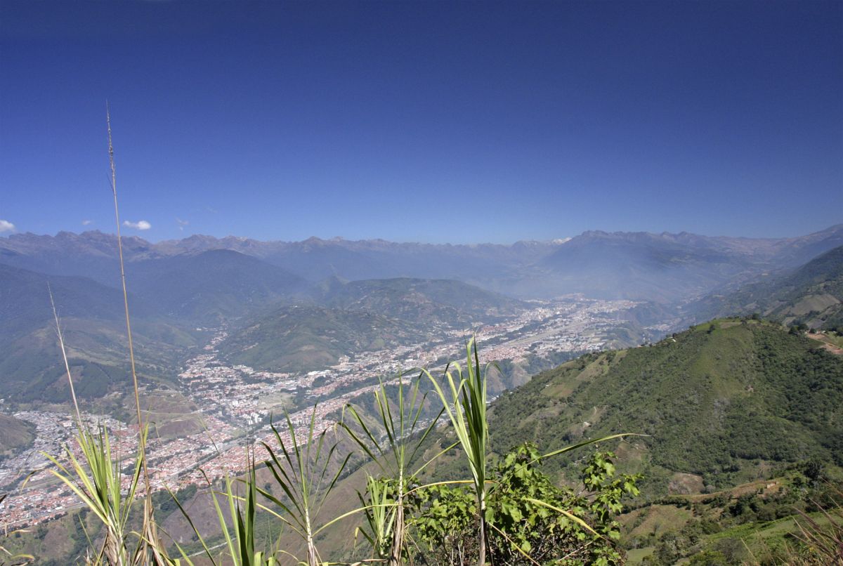 Atemberaubender Ausblick über Mérida in den Bergen von Venezuela