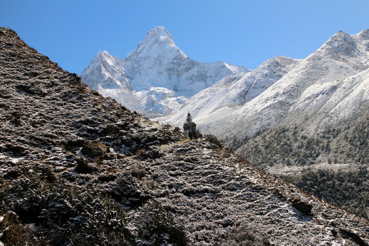 Panorama von Pangboche: Ama Dablam und Everest in Nepal erleben