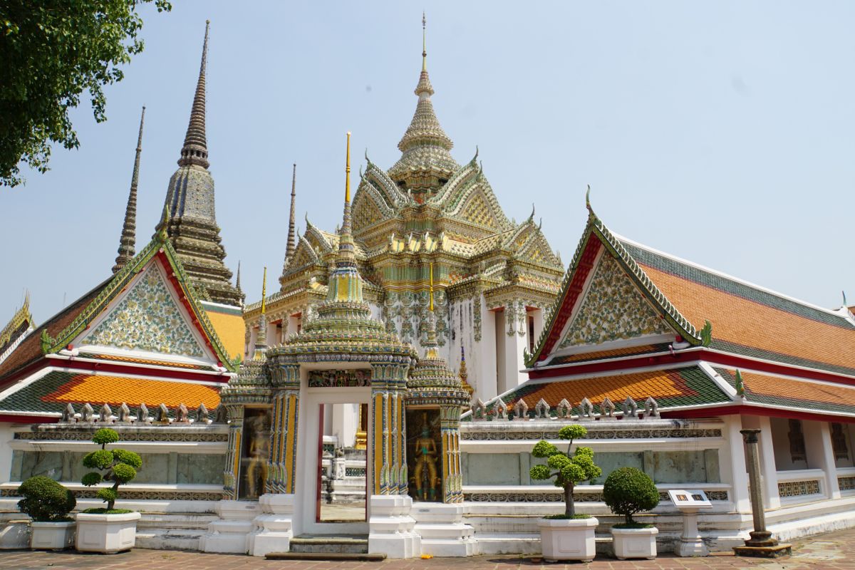 Entdecken Sie die Tempelanlage Wat Pho in Bangkok, Thailand – ein kulturelles Highlight