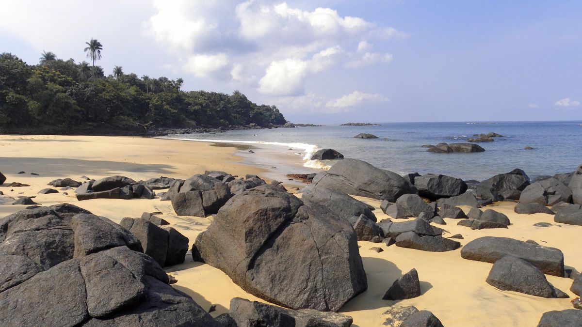 Entspannen am Strand von Banana Island in Sierra Leone – ein echtes Paradies