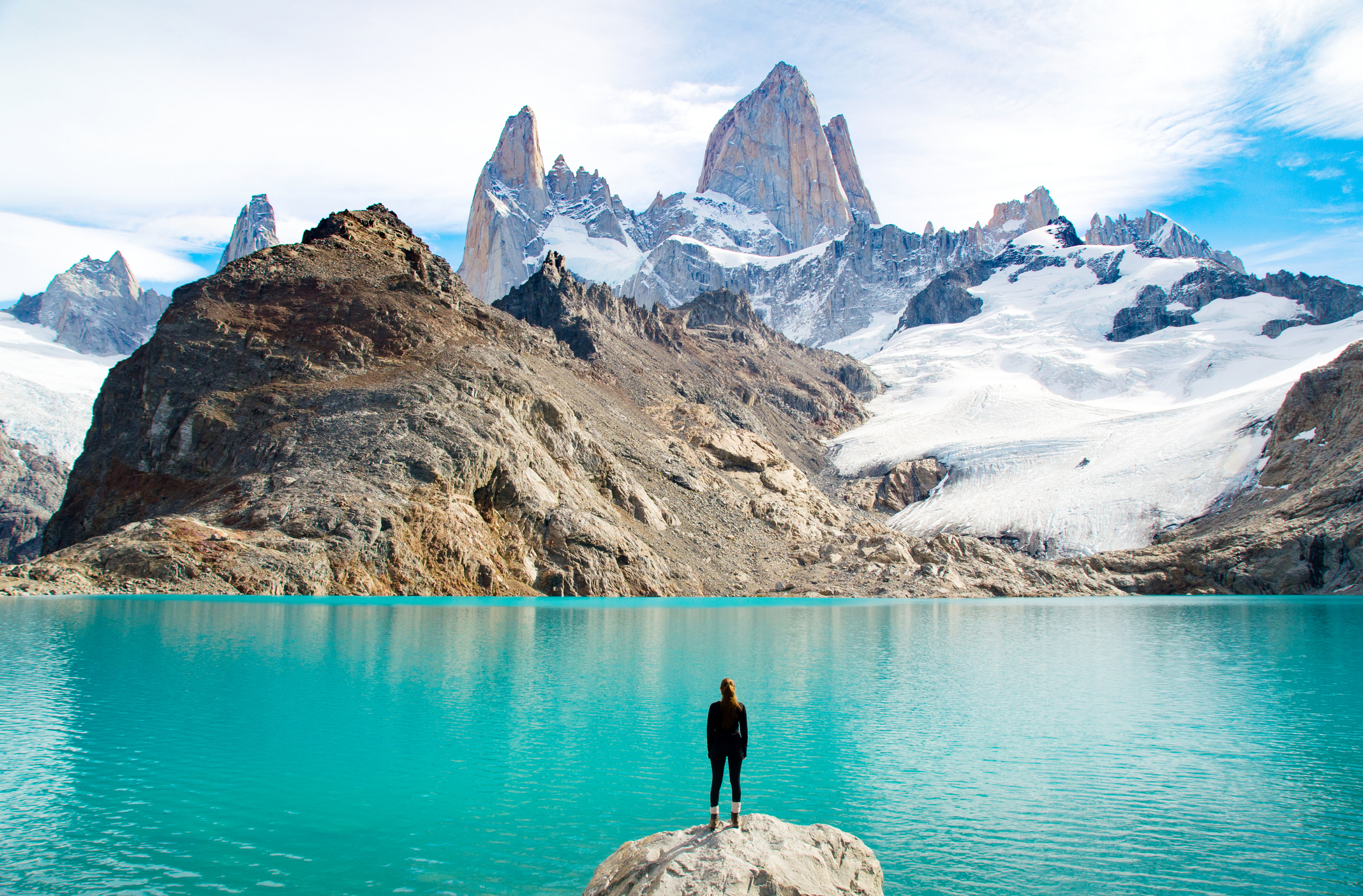 Chilenische Landschaft zur besten Reisezeit für Chile und Patagonien