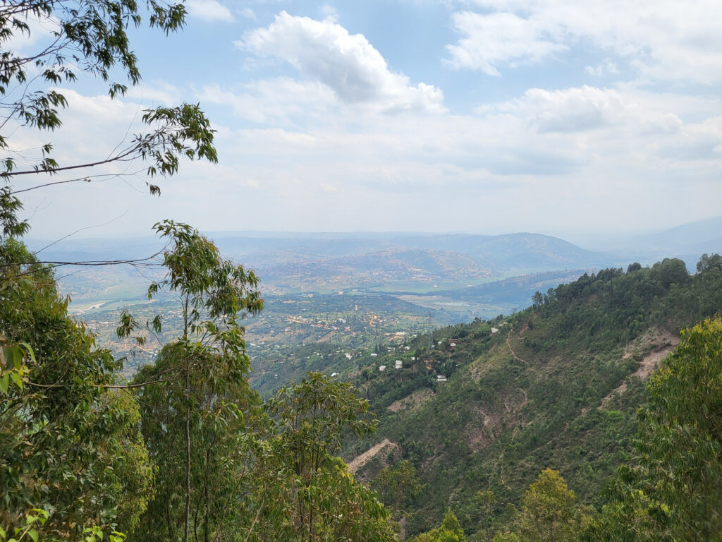 Aussicht von Mount Kigali über die Stadt von Kigali