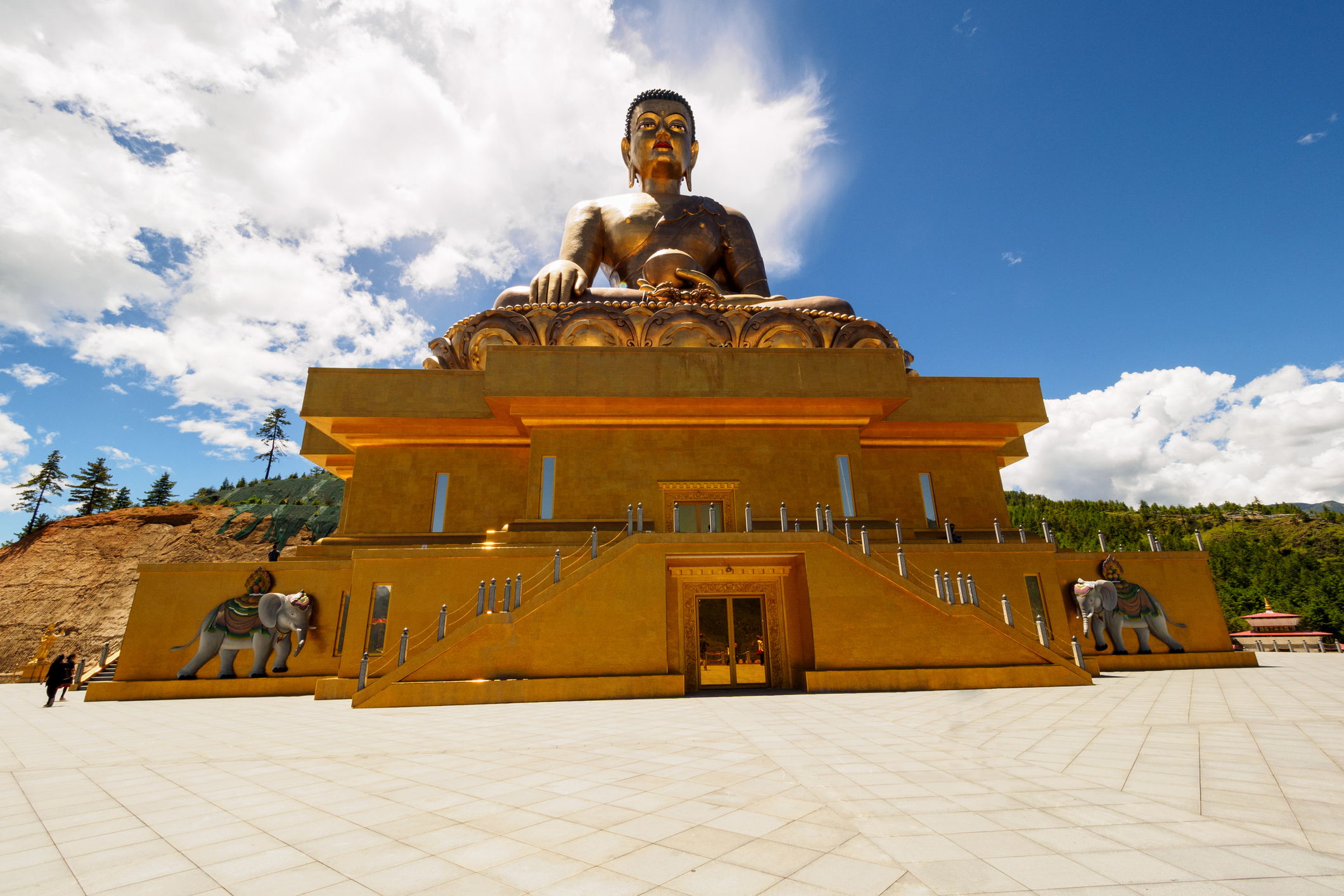 Buddha Dordenma Statue/ largest statues of Buddha in the World located in Kuenselphodrang Nature Park , Thimphu
