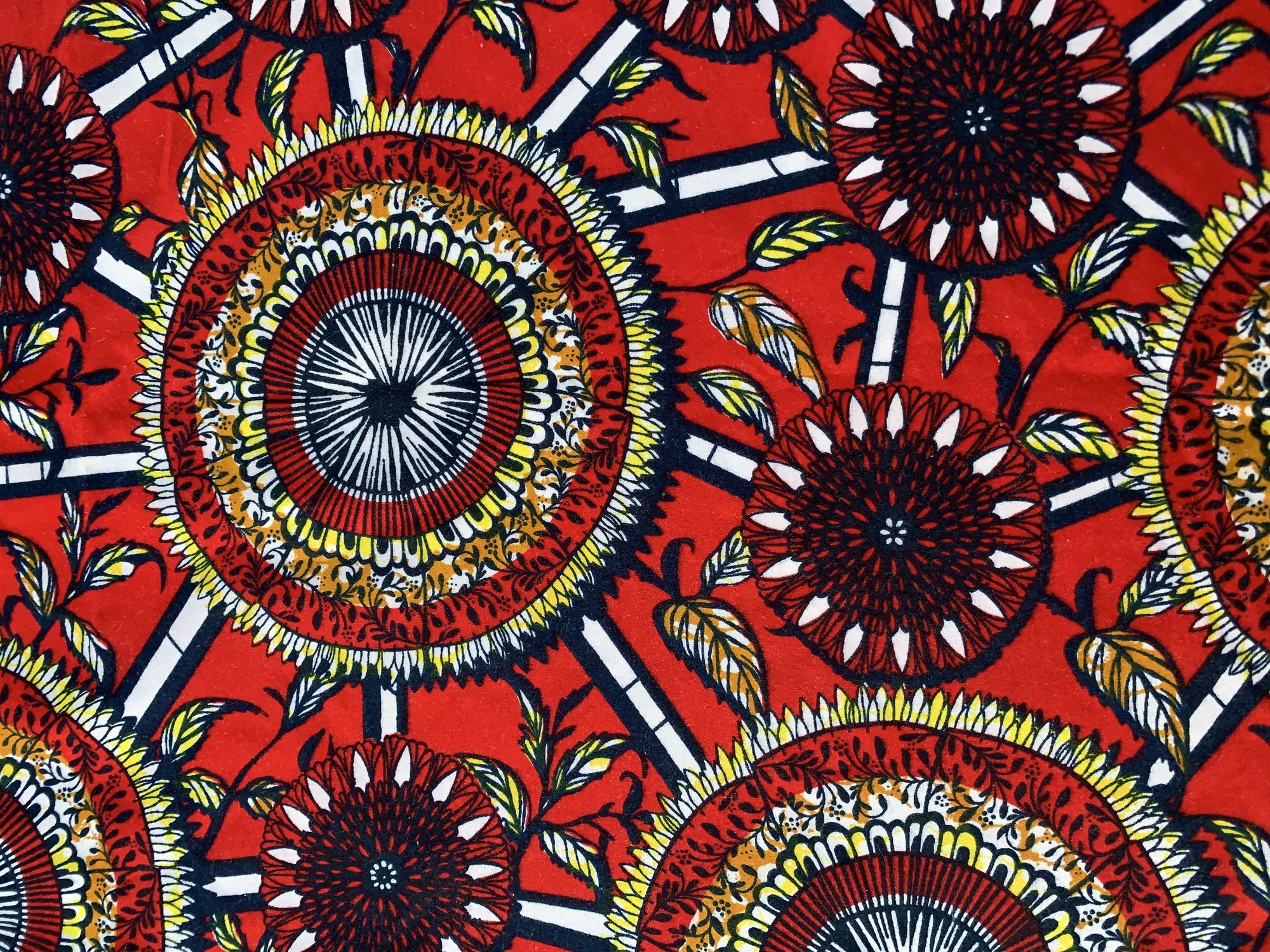 Colorful chitenje textile