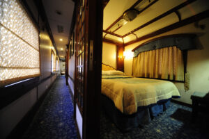 Schlafwagen eines Luxuszuges