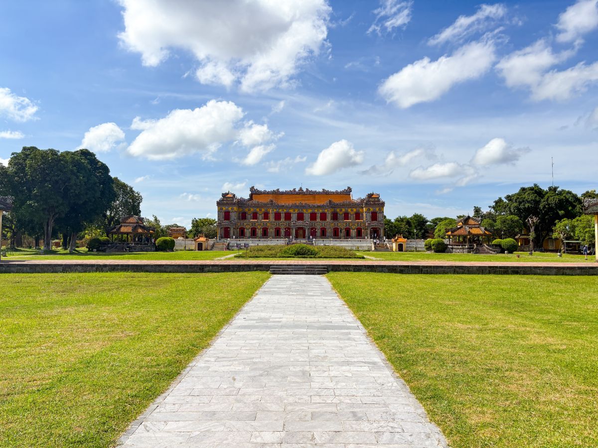 Kaiserpalast in der Verbotenen Purpurnen Stadt, Hue, Vietnam