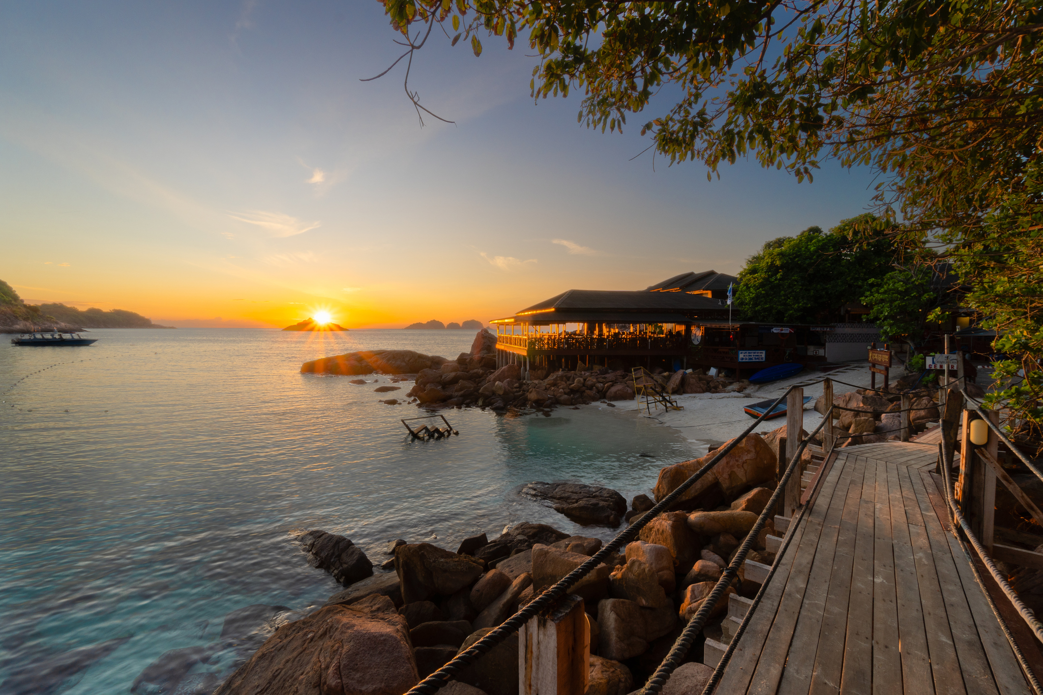 Sonnenaufgang auf der Insel Redang