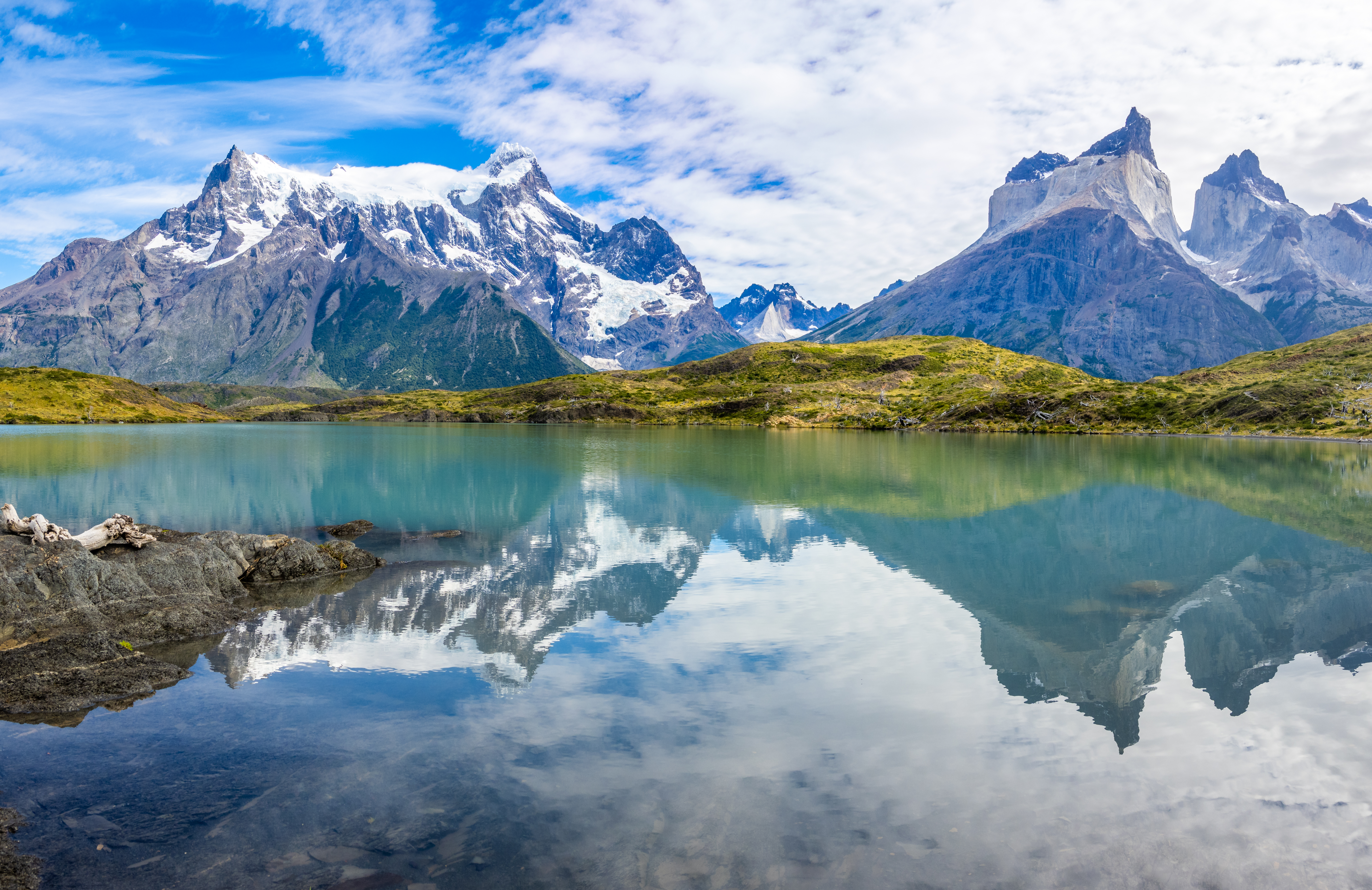 Nordenskjöld Lake in Torres del Paine National Park in Chile Patagonia