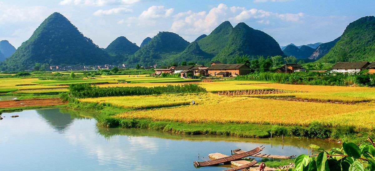 Landschaft bei Yangshuo