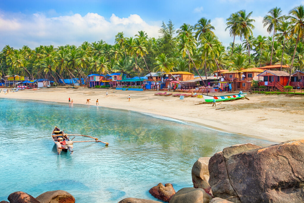 Indien, Goa, Strand von Palolem