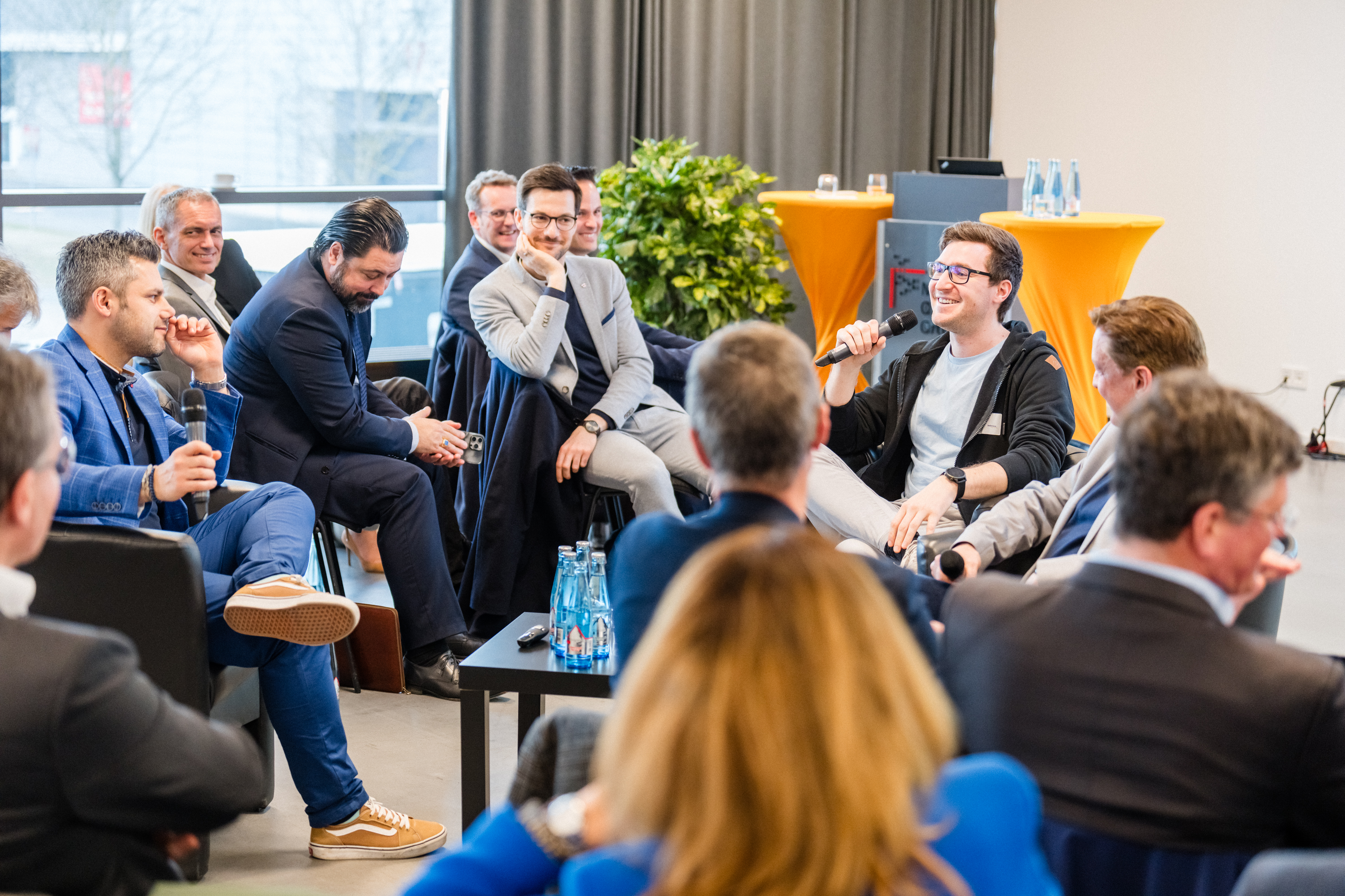 David Nelles in einem Panel