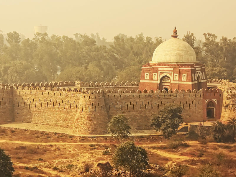 Besichtigung in New Delhi auf der individuellen Indienreise Frau Galaburda