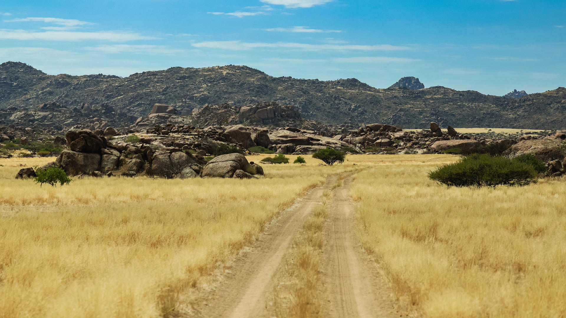 Wüstenlandschaft im Iona-Nationalpark in Angola