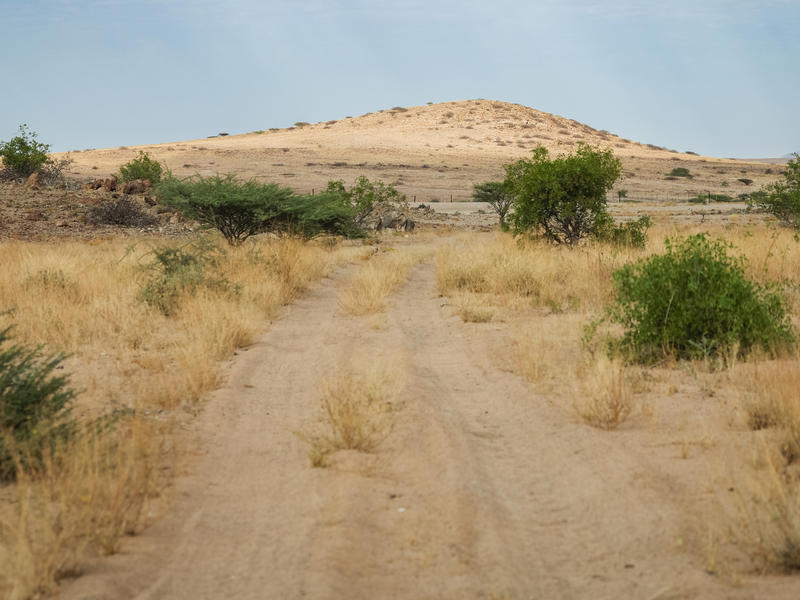 Curoca-Hügel in Angola