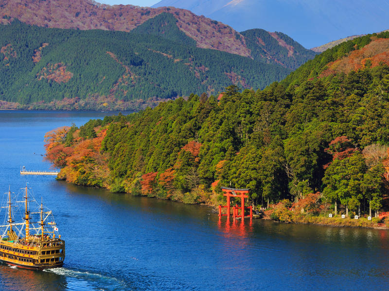 Von Tokyo nach Hakone in Japan