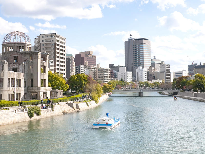 Hiroshima und Miyajima in Japan