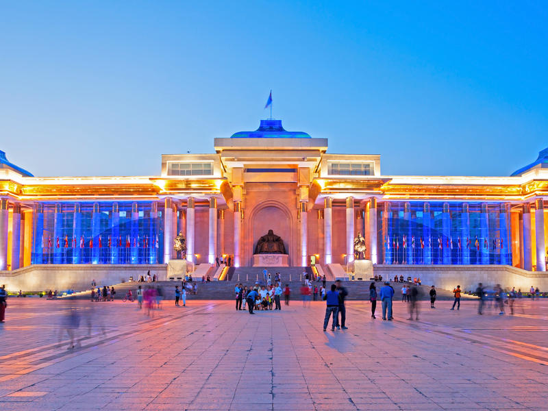 Abreise aus Ulaanbaatar