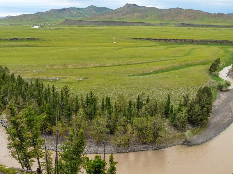 Orchon-Tal in der Mongolei