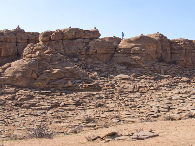 Baga Gazriin Chuluu in der Mongolei