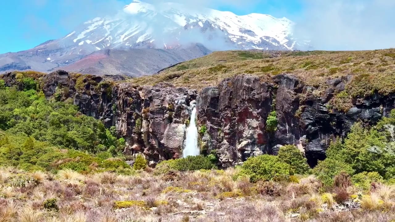 Tongariro-Landschaft entlang der Northern-Explorer-Route